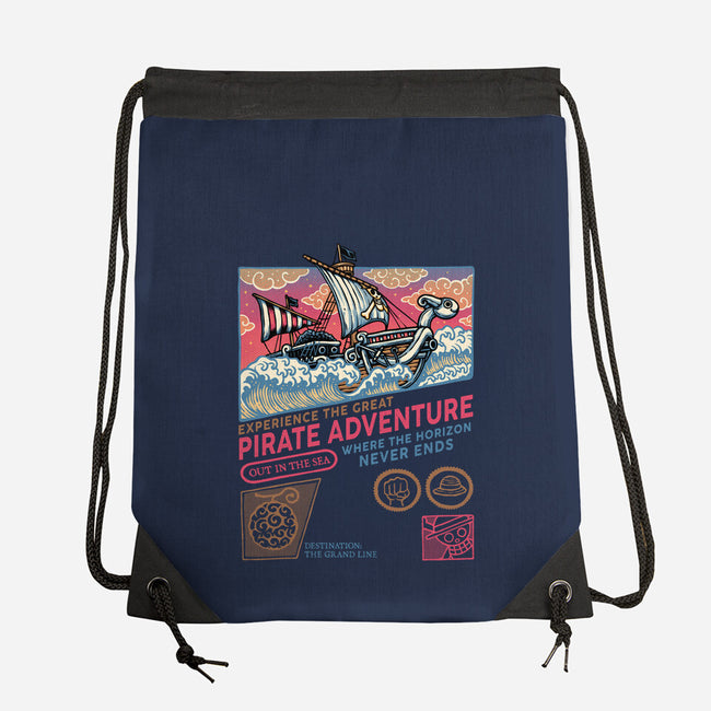 The Great Pirate Adventure-None-Drawstring-Bag-glitchygorilla