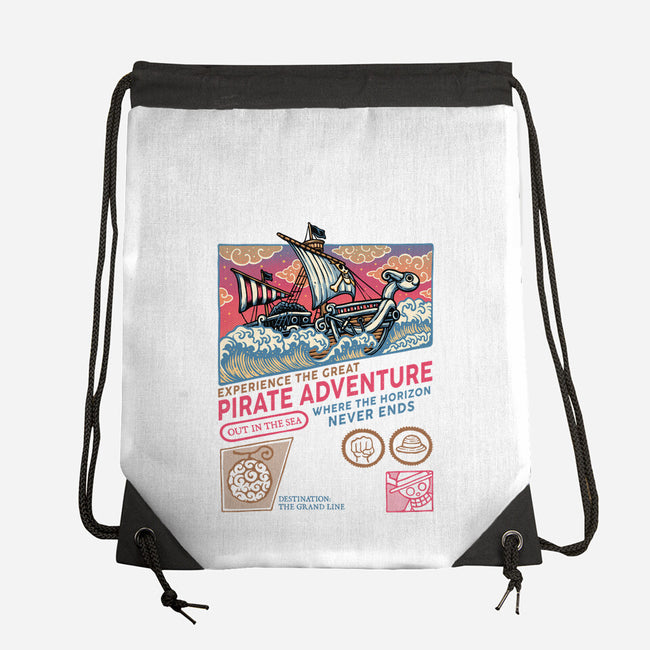 The Great Pirate Adventure-None-Drawstring-Bag-glitchygorilla