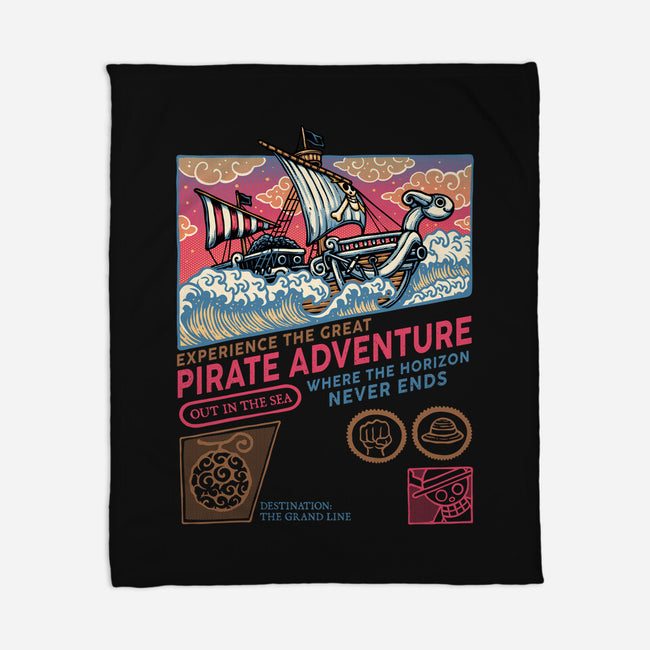 The Great Pirate Adventure-None-Fleece-Blanket-glitchygorilla