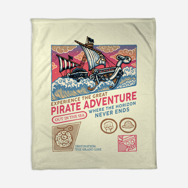 The Great Pirate Adventure-None-Fleece-Blanket-glitchygorilla