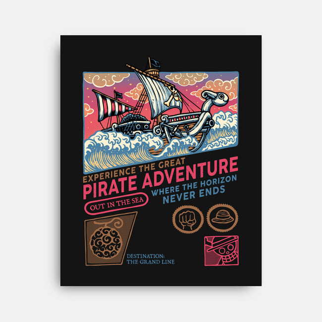 The Great Pirate Adventure-None-Stretched-Canvas-glitchygorilla