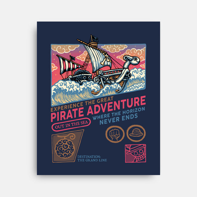The Great Pirate Adventure-None-Stretched-Canvas-glitchygorilla
