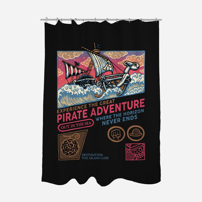 The Great Pirate Adventure-None-Polyester-Shower Curtain-glitchygorilla