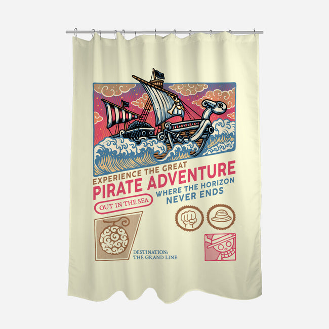 The Great Pirate Adventure-None-Polyester-Shower Curtain-glitchygorilla