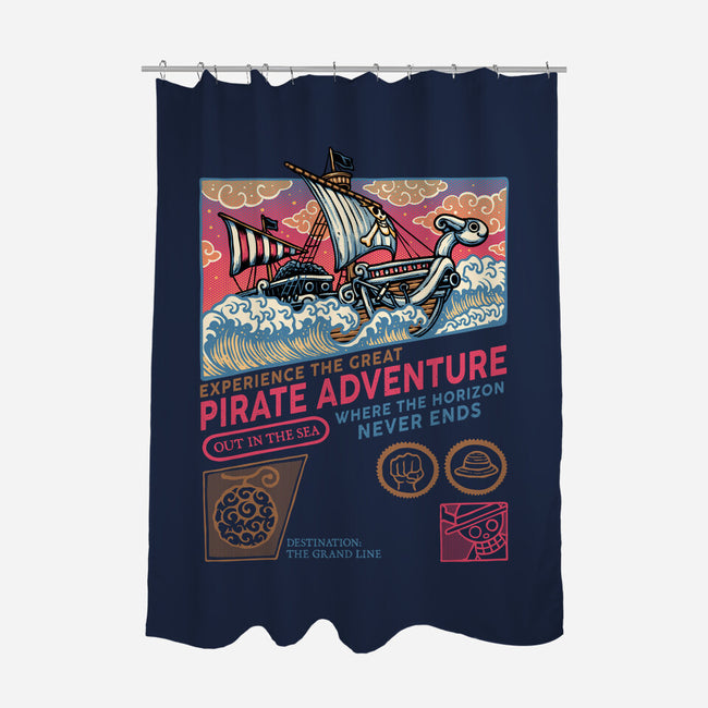 The Great Pirate Adventure-None-Polyester-Shower Curtain-glitchygorilla