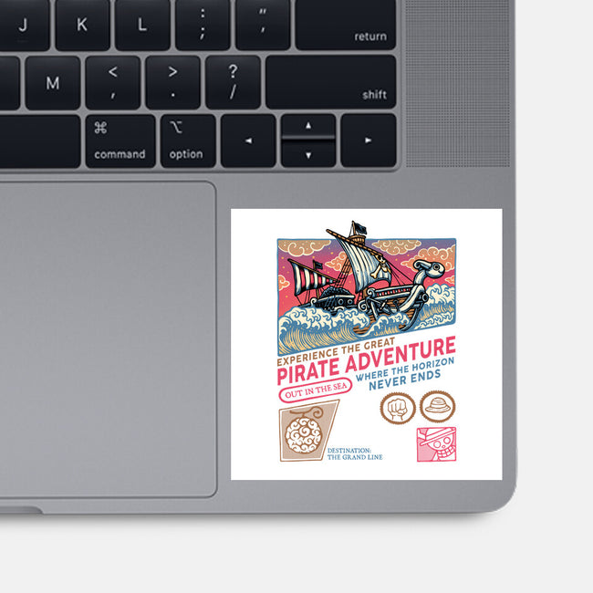 The Great Pirate Adventure-None-Glossy-Sticker-glitchygorilla