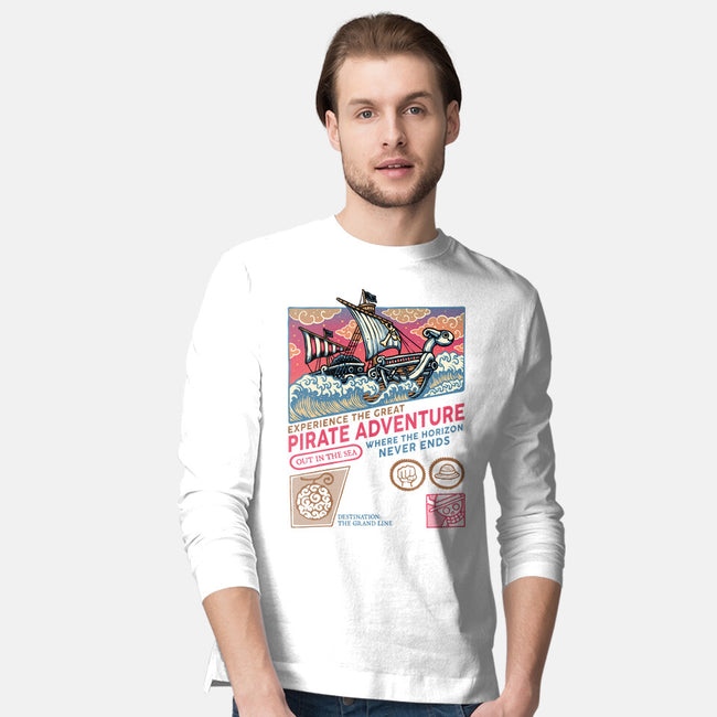 The Great Pirate Adventure-Mens-Long Sleeved-Tee-glitchygorilla