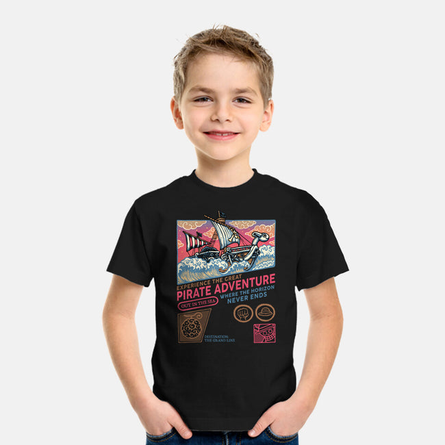 The Great Pirate Adventure-Youth-Basic-Tee-glitchygorilla