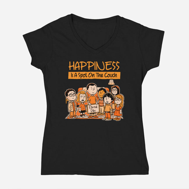 Eternal Dibs-Womens-V-Neck-Tee-P1yu5h