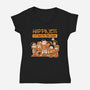 Eternal Dibs-Womens-V-Neck-Tee-P1yu5h