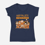 Eternal Dibs-Womens-V-Neck-Tee-P1yu5h
