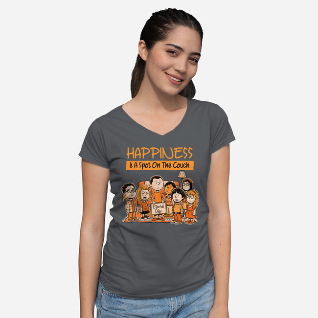 Eternal Dibs-Womens-V-Neck-Tee-P1yu5h