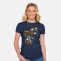 Cast Butterfly-Womens-Fitted-Tee-nickzzarto