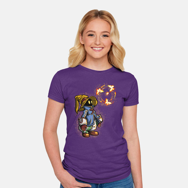 Cast Butterfly-Womens-Fitted-Tee-nickzzarto