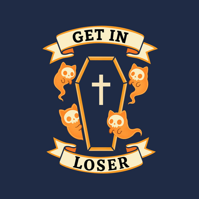 Get In Loser Ghost Cats-None-Stretched-Canvas-MaxoArt
