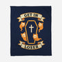 Get In Loser Ghost Cats-None-Fleece-Blanket-MaxoArt
