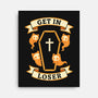 Get In Loser Ghost Cats-None-Stretched-Canvas-MaxoArt
