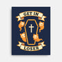 Get In Loser Ghost Cats-None-Stretched-Canvas-MaxoArt