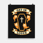 Get In Loser Ghost Cats-None-Matte-Poster-MaxoArt