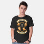 Get In Loser Ghost Cats-Mens-Basic-Tee-MaxoArt