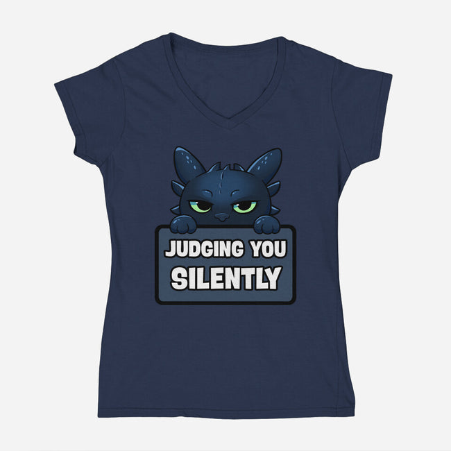Sorry I'm Late I Saw A Cat-Womens-V-Neck-Tee-MaxoArt