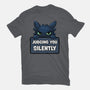 Sorry I'm Late I Saw A Cat-Mens-Heavyweight-Tee-MaxoArt
