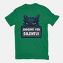 Sorry I'm Late I Saw A Cat-Mens-Premium-Tee-MaxoArt