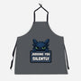 Sorry I'm Late I Saw A Cat-Unisex-Kitchen-Apron-MaxoArt