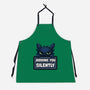 Sorry I'm Late I Saw A Cat-Unisex-Kitchen-Apron-MaxoArt