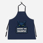 Sorry I'm Late I Saw A Cat-Unisex-Kitchen-Apron-MaxoArt