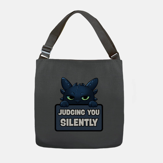 Sorry I'm Late I Saw A Cat-None-Adjustable Tote-Bag-MaxoArt