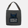 Sorry I'm Late I Saw A Cat-None-Adjustable Tote-Bag-MaxoArt