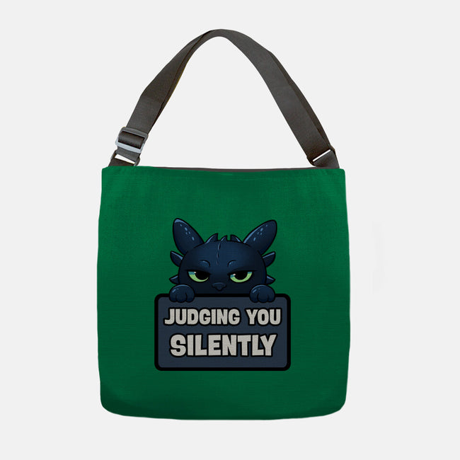Sorry I'm Late I Saw A Cat-None-Adjustable Tote-Bag-MaxoArt