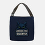 Sorry I'm Late I Saw A Cat-None-Adjustable Tote-Bag-MaxoArt