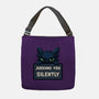 Sorry I'm Late I Saw A Cat-None-Adjustable Tote-Bag-MaxoArt