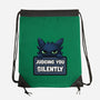 Sorry I'm Late I Saw A Cat-None-Drawstring-Bag-MaxoArt