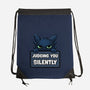 Sorry I'm Late I Saw A Cat-None-Drawstring-Bag-MaxoArt
