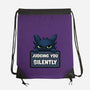 Sorry I'm Late I Saw A Cat-None-Drawstring-Bag-MaxoArt