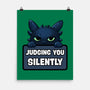 Sorry I'm Late I Saw A Cat-None-Matte-Poster-MaxoArt