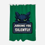 Sorry I'm Late I Saw A Cat-None-Polyester-Shower Curtain-MaxoArt