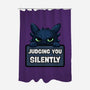 Sorry I'm Late I Saw A Cat-None-Polyester-Shower Curtain-MaxoArt