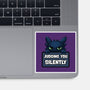 Sorry I'm Late I Saw A Cat-None-Glossy-Sticker-MaxoArt