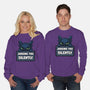 Sorry I'm Late I Saw A Cat-Unisex-Crew Neck-Sweatshirt-MaxoArt