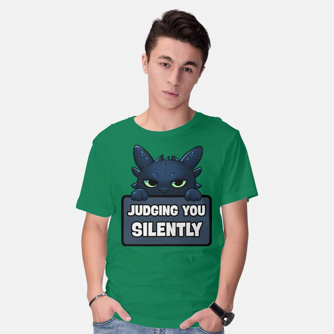 Sorry I'm Late I Saw A Cat-Mens-Basic-Tee-MaxoArt