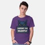 Sorry I'm Late I Saw A Cat-Mens-Basic-Tee-MaxoArt