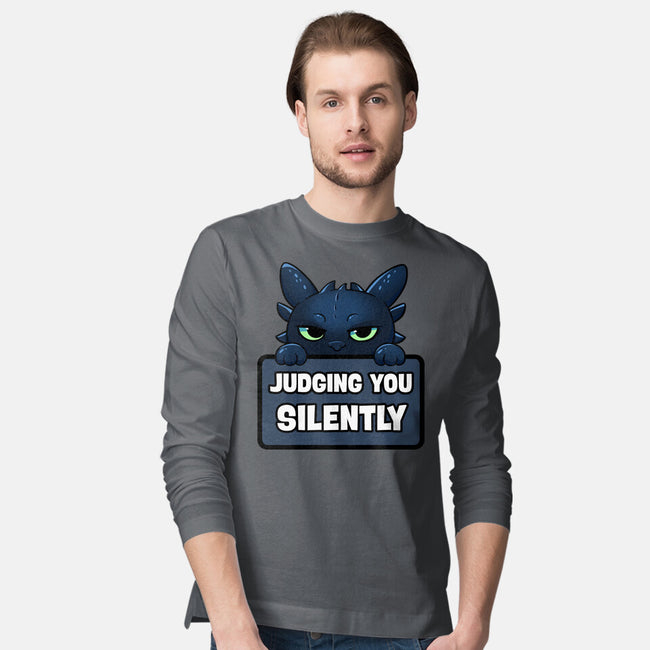 Sorry I'm Late I Saw A Cat-Mens-Long Sleeved-Tee-MaxoArt