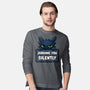 Sorry I'm Late I Saw A Cat-Mens-Long Sleeved-Tee-MaxoArt
