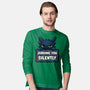 Sorry I'm Late I Saw A Cat-Mens-Long Sleeved-Tee-MaxoArt