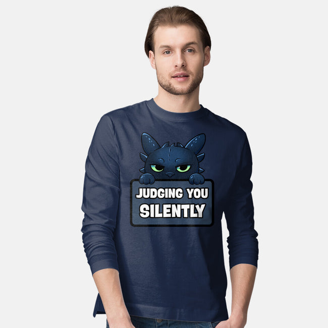 Sorry I'm Late I Saw A Cat-Mens-Long Sleeved-Tee-MaxoArt