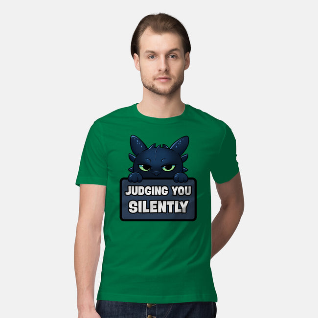 Sorry I'm Late I Saw A Cat-Mens-Premium-Tee-MaxoArt